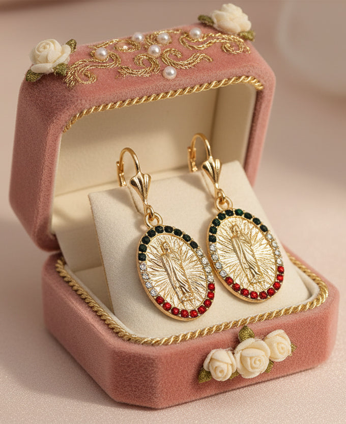 Aretes de San Judas / Oro Laminado 18K