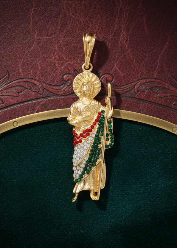 Dije de San Judas / Oro Laminado 18K