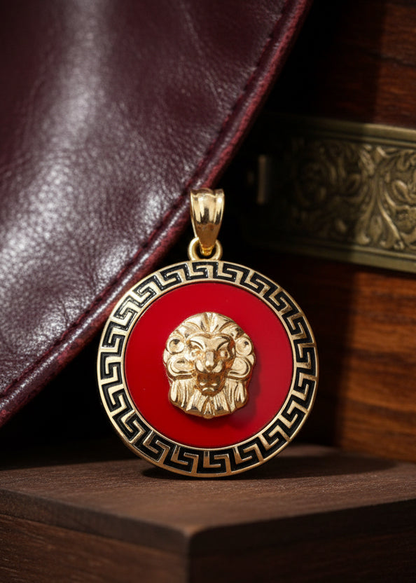 Medalla Leon / Oro Laminado 18K