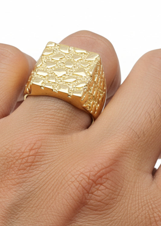 Anillo barroco de hombre / Oro Laminado 18K