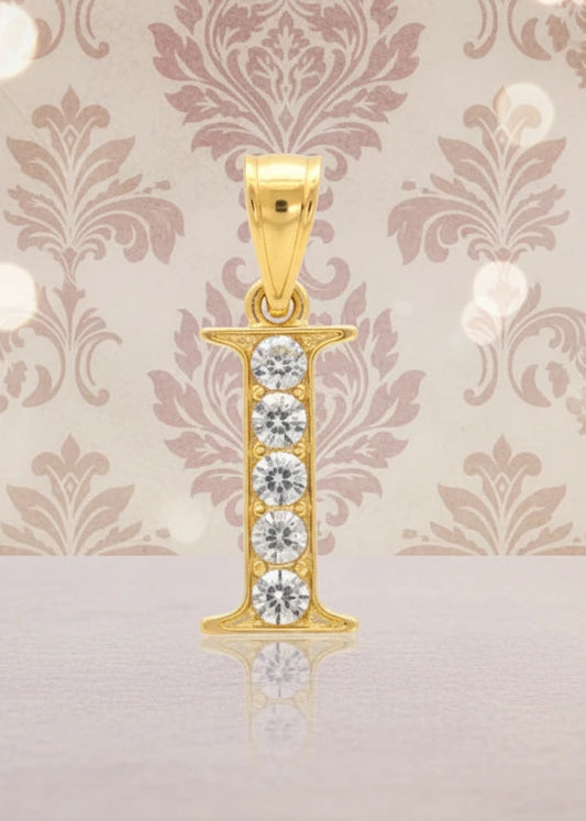 Dije Inicial I / Oro Laminado 18K