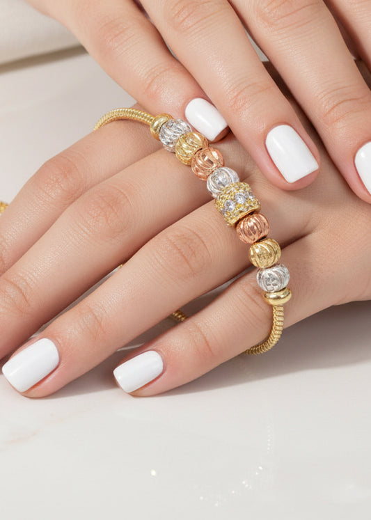 Pulsera 3 oros / Oro Laminado 18K