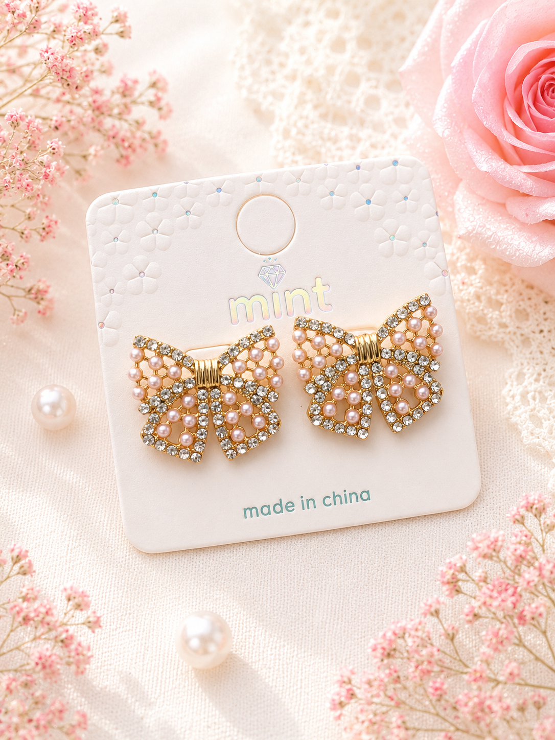 Aretes moño
