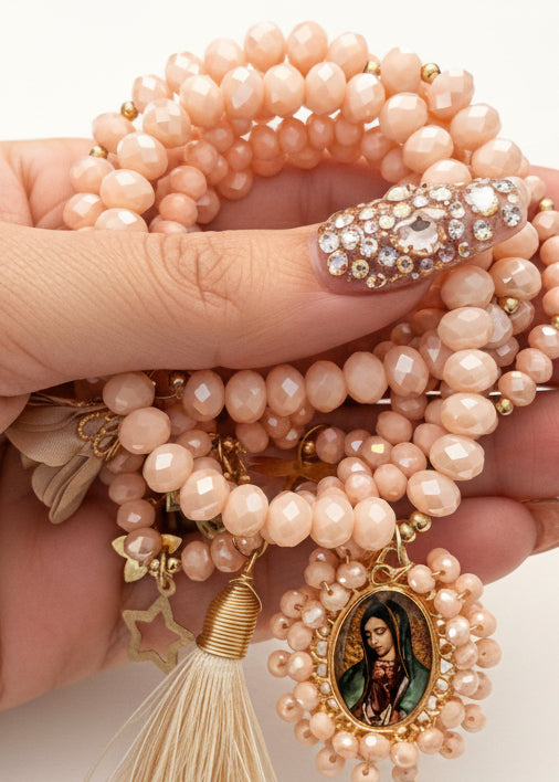 Semanario Virgen de Guadalupe / Chapa de Oro 14K