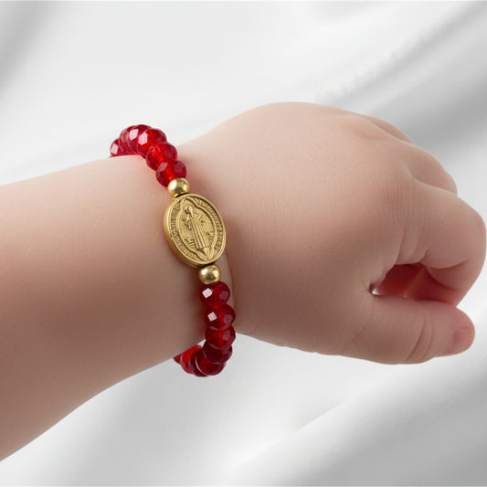 Pulserita Encanto  edad 0-1  / Chapa de Oro 14K