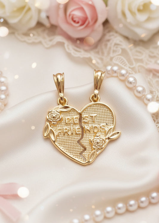 Dije Best Friends / Oro Laminado 18K