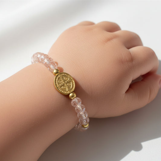 Pulserita Encanto  edad 0-1  / Chapa de Oro 14K