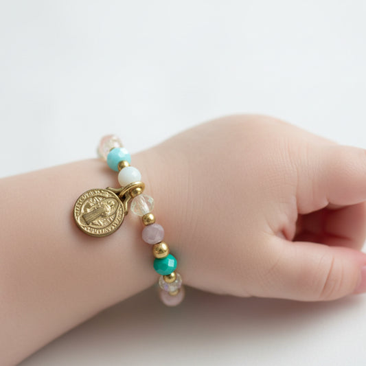 Pulserita Encanto  edad 0-1  / Chapa de Oro 14K