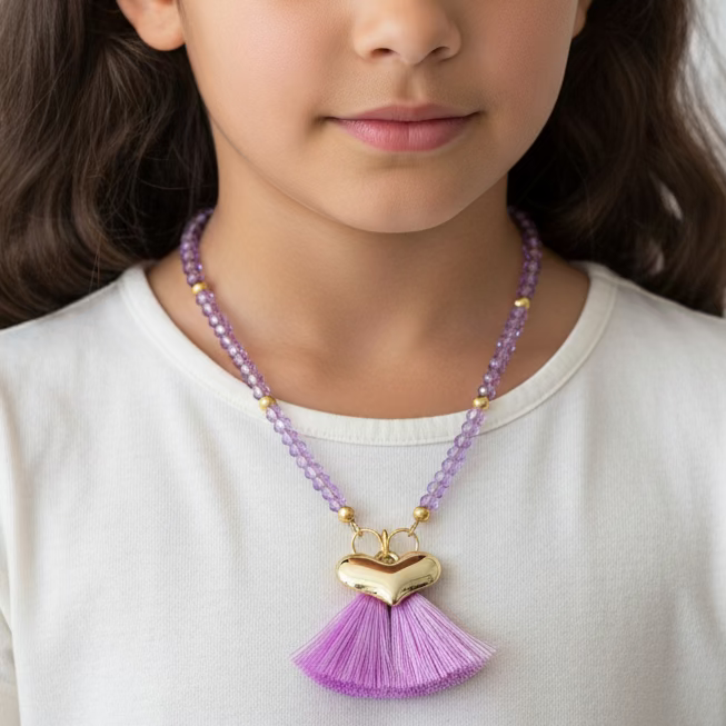 Collar de niña / Chapa de Oro 14K