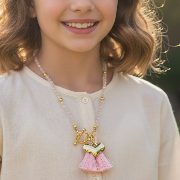 Collar de niña / Chapa de Oro 14K